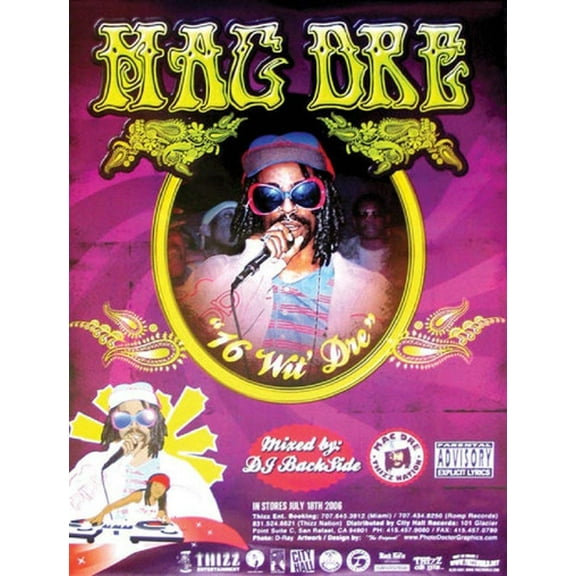 Mac Dre - 16 Wit Dre Poster