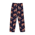 thumbnail image 5 of Xecao Leopard Print Men's Straight Lounge Pajama Pants: The Ultimate in Comfortable Sleepwear, 5 of 9
