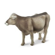 Brown Swiss Cow Farm Figure by Safari Ltd 161529