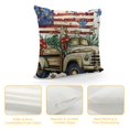 thumbnail image 4 of Shiartex  Let Freedom Free Eucalyptus Stars Fireworks Car Throw Pillow Covers,4th of July Patriotic Independence Memorial Day USA Flag Cushion Case Decorations White, 4 of 5