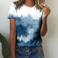 thumbnail image 2 of Dyegold Woman Shirts Vintage Graphic Tee Shirts Floral Printed Short Sleeve Crewneck Blouses Tops Summer Casual Loose Tunics, 2 of 6