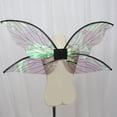thumbnail image 4 of Minnieouse Ala de elfo de anillo de acero ligero para accesorios de actuación de baile de disfraces Disfraces de disfraces Negro, 4 of 6