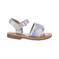thumbnail image 3 of Laura Ashley  Hook and Loop Closure Toddler Sandals, Silver, 5, 3 of 5