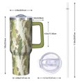 thumbnail image 2 of 40oz Tumbler with Handle and Straw, Vacuum Insulated Stainless Steel Travel Mug, Fits Car Cup Holder, Camo Print, 2 of 6
