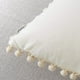 thumbnail image 4 of 2 fundas de almohada con bolas de terciopelo - Beige 45*45cm Vhermosa, 4 of 7