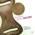 thumbnail image 2 of Benebone Dental Durable Dog Chew Toy for Aggressive Chewers, Real Bacon, Small, 2 of 6