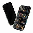 thumbnail image 3 of Witchy Bookshelf Phone Case for iPhone 16 15 14 13 12 11 Pro Max, Mini & Plus – Gothic Magic Aesthetic with Skulls, Potions & Candles Phone Cover, 3 of 6