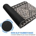 thumbnail image 6 of Long Mouse Pads for Desk,Black Geometric Diamond Pattern Desk Mats on Top Of Desks, Desk Mouse Pad Extra Large with 3mm Non-Slip Base and Stitched Edge for Gaming,Office,Work,Home 31.5"x11.8", 6 of 6