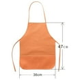 thumbnail image 5 of Hariumiu 5Pcs Kids Painting Aprons with 2 Roomy Pockets Non-Woven Fabric Art Aprons for Children Aged 3-7 Waterproof Reusable Kids Aprons for Crafts Cooking, 5 of 7