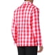 thumbnail image 3 of INSPIRAR CHIC Traje de Día del Padre para Hombre, Blazer de Cuadros Gingham de Un Solo Botón, Corte Regular, Solapa Muesca, Rojo y Blanco, 3 of 5