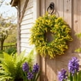 thumbnail image 6 of SouMaox Artificial Wreath, Artificial Floral Arrangement, Purple Yellow Decor, Door Wall Hanging, for Living Room Garden, 6 of 8