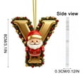 thumbnail image 2 of Rapeiae 26 Letters Christmas Tree Decoration Pendant Christmas Tree Ornaments Personalized Christmas Ornaments Christmas Decoration Xmas Tree Hanging Decor, 2 of 4