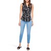 NIC+ZOE Women's Billow Tank, Black Multi, MD