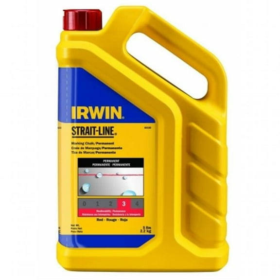 New Irwin Strait-Line 586-65102 5 Lb. Red Marking Chalk,Each