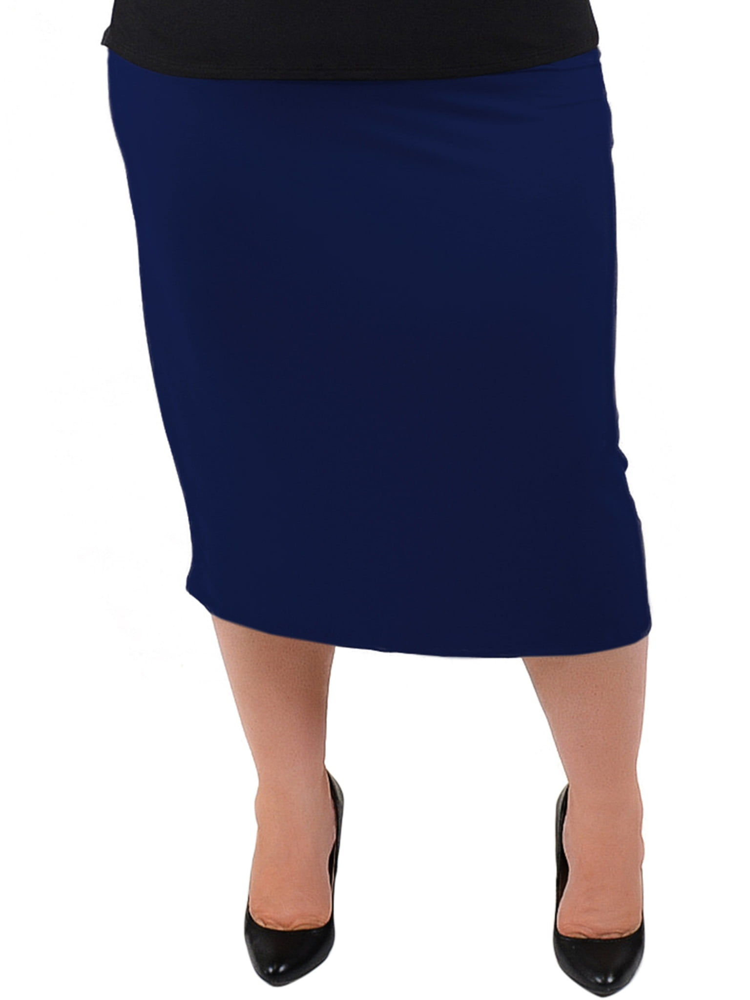navy blue maxi skirt plus size