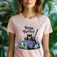 thumbnail image 5 of Potion Purrfect Cat Shirt for Adults, Funny Halloween Witch Cauldron Tee, Natural, Size M, 5 of 6