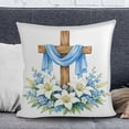thumbnail image 3 of Funda de almohada lisa con temática de Pascua para dibujar y decorar en estas fiestas: funda de poliéster ideal para dibujar en el sofá, la silla o la cama., 3 of 5