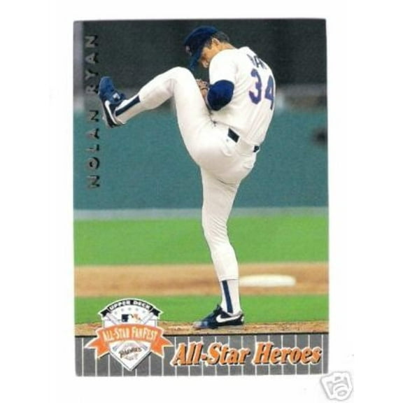 Nolan Ryan 1992 Upper Deck FanFest All-Star Heroes card #37