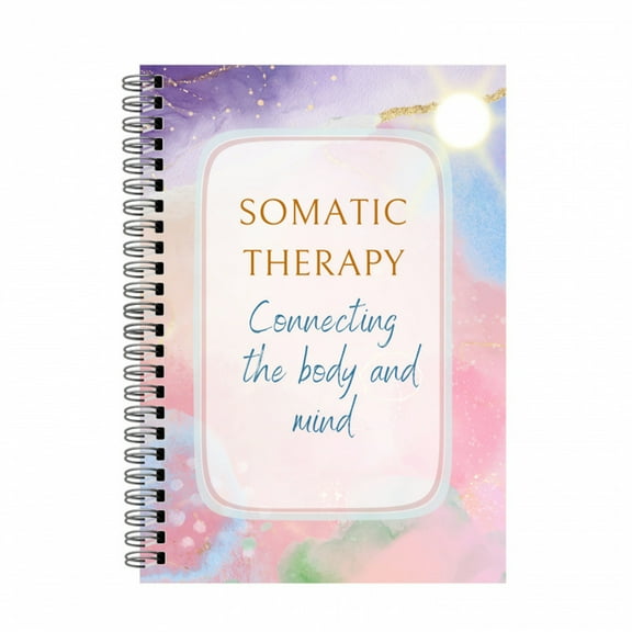 Somatic Therapy Planner Book, 65 Page Undated Planner, Guided Prompts for Mental Health and Individuals Advice, 5.51x8.27"