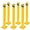48 Inchs, variant on 4 Pack 48" Yellow Safety Bollards, 4.5 Inch Diameter Steel Parking Posts with 24 Anchor Bolts, Heavy Duty Driveway Barrier & Traffic Control Bollard for Sensitive Areas