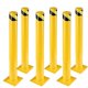 thumbnail image 1 of Yeshouse bolardo de seguridad de acero con diámetro de 4,5", poste con 8 pernos de anclaje, ideal para áreas sensibles al tráfico, resistente y fácil de instalar en zonas protegidas, 1 of 7