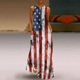 thumbnail image 1 of Robes d'Invité de Mariage d'Été pour Femmes 2023 Mode Féminine Robe Longue Sans Manches à Col en V pour Soirée d'Été avec Poche Imprimée Robe Cottagecore en Liquidation, 1 of 7