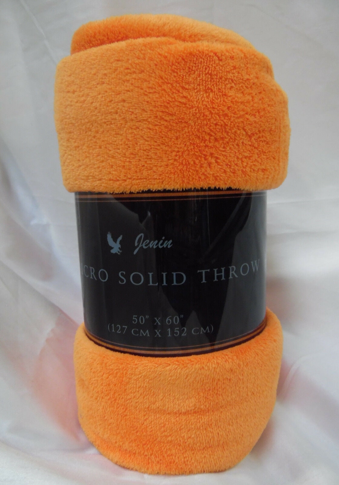 Soft Small Plush Orange Fleece Throw Blanket 50 X Guam Ubuy