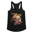 thumbnail image 1 of Débardeur ZZ Top Eliminator Noir pour Femme Junior, Dos Nageur, T-Shirt, 1 of 2