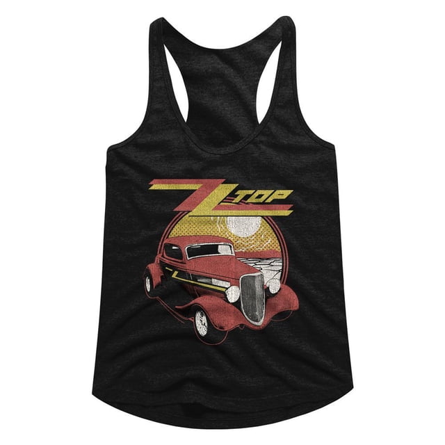 Débardeur ZZ Top Eliminator Noir pour Femme Junior, Dos Nageur, T-Shirt