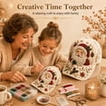 thumbnail image 3 of 2026 Christmas Beaded Hat DIY Craft Kit,Holiday Bead Kit With Baseball Cap And Embroidery Supplies,Creative Christmas Craft Gift For Adults With Snowman Design(1PCS), 3 of 5