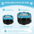 thumbnail image 5 of Pet Cat Playpen for Indoor Cats Enclosed,Portable Foldable Dog Playpen Outdoor with Zipper Top Cover Door for Dogs,Cats,Small Animals, 5 of 7