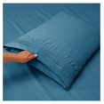 thumbnail image 3 of Split King Sheets for Adjustable Beds - 5 Piece Split King Sheets Set, Deep Pocket, Hotel Luxury, Extra Soft, Breathable and Cooling, Blue Heaven Split King Bed Sheets, 3 of 8