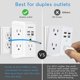 thumbnail image 4 of Regleta de pared USB POWERIVER con 5 tomas de CA y 4 puertos USB, 1680 J, 4 of 7