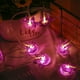 thumbnail image 4 of Cadena de Luces Decorativas de Halloween Colco Murciélagos Púrpuras, 4 of 8