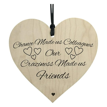 

Dvkptbk Handmade Wooden Commemorative Love Wooden Sign Pendant
