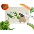 thumbnail image 2 of Christmas Presents between Friends Pug - Brown Glass Cutting Board Large, 2 of 2