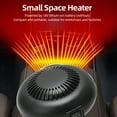 thumbnail image 4 of HIBIBUD 2026 New Space Heater 18V Battery Powered Electric Heater Fan,For Indoor,Office,Garage,Workshop,Camping,Desk,Small Room, 4 of 7