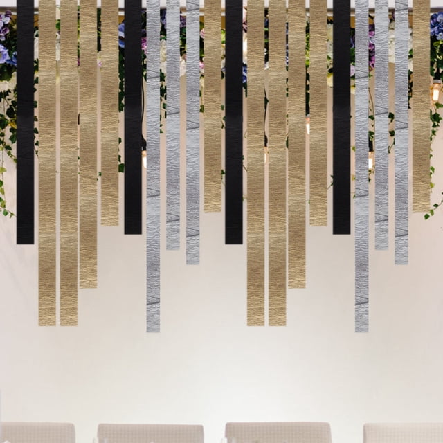 FENGGUIQU 6Ud Paper Streamer De Crepé Multicolor Para Adornos Elegantes En Celebraciones Y Reuniones