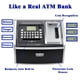 thumbnail image 2 of Cajero Automático Caja de Ahorros con Tarjeta de Débito, Hucha Electrónica para Dinero Real, Configuración de Objetivos, Inicio de sesión con Contraseña (Negro/Plata), 2 of 5