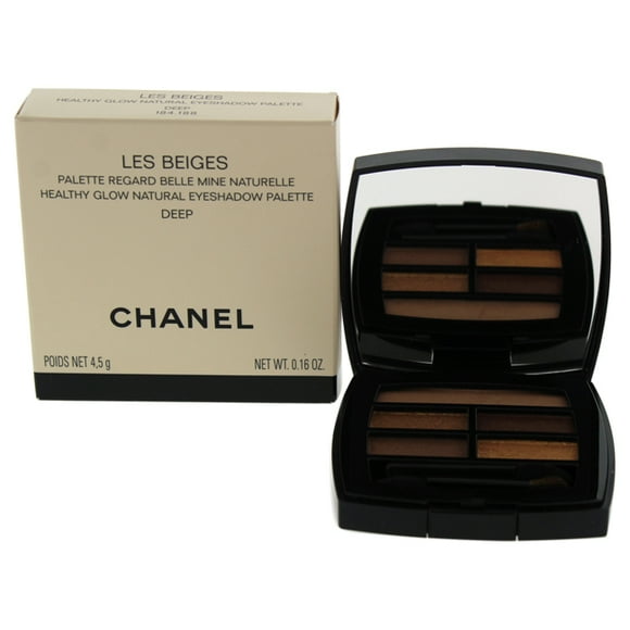 Les Beiges Healthy Glow Natural Eyeshadow Palette - Deep by Chanel for Women - 0.16 oz Eye Shadow