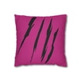 thumbnail image 2 of Effete Feline Claw Marks Scratch Spun Polyester Square Pillowcase, 2 of 7