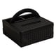 thumbnail image 3 of Caja de almacenamiento para toallas faciales, dispensador de servilletas, soporte para control remoto con asa, pañuelos Negro, 3 of 9