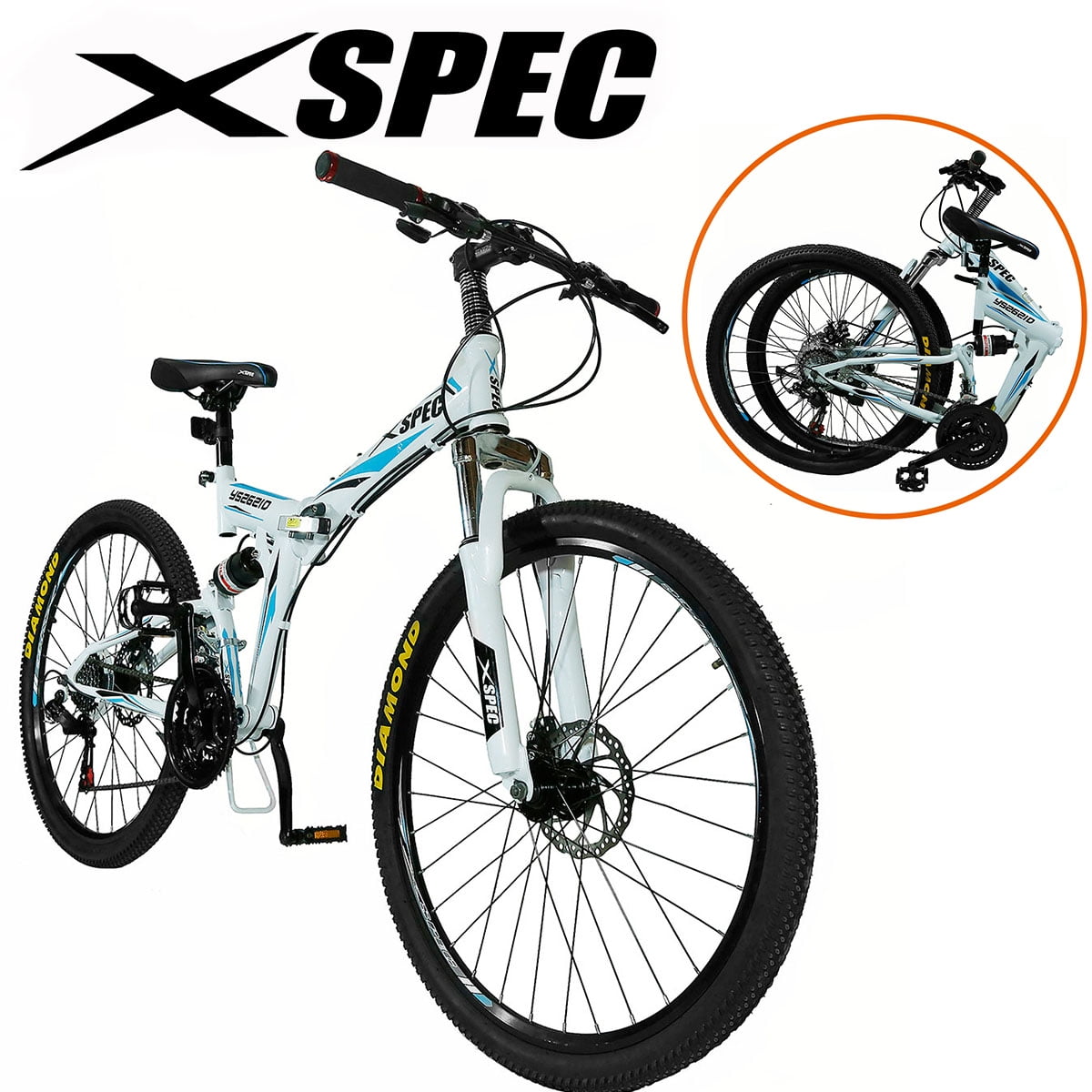 folding mountain bike walmart