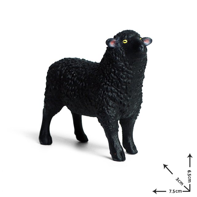 Animaux de Volaille Réalistes Simulation Chèvre Alpaga Agneau Antilope Ranch Modèle de Volaille Figurines d'Action en PVC Jouet Éducatif pour Enfants