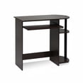 thumbnail image 4 of Furinno Engineered Wood Simplistic Computer Desk in Dark Brown/Black, 4 of 5