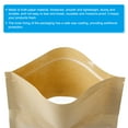 thumbnail image 4 of Uxcell Brown Kraft Pouches, 10pcs 8x5" Plant Saving Envelope with Window, 4 of 6