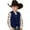 Dark Blue, variant on uikmnh Tops for Teens Retro Western Cowboy Vest V Neck Button Down for Boys Halloween Party Casual Wear Size:5-6 Years