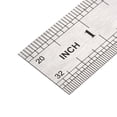 thumbnail image 4 of Uxcell 20 Inch  Straight Ruler Measuring Tool with Hanging Hole Stainless Steel Silver Tone  1pcs, 4 of 4