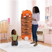Happy Nappers: Pillow & Sleepy Sack: Medium - Tiger Tobi - 54 x 20, 2-In-1: Plush Animal Opens Into Sleeping Bag, Soft Play & Nap Character, Kids 3+