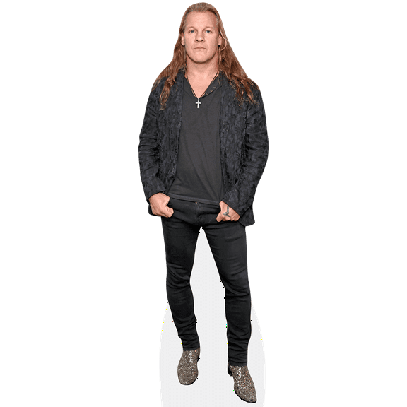 Chris Jericho (Black Outfit) Life Size Cutout. Standee.